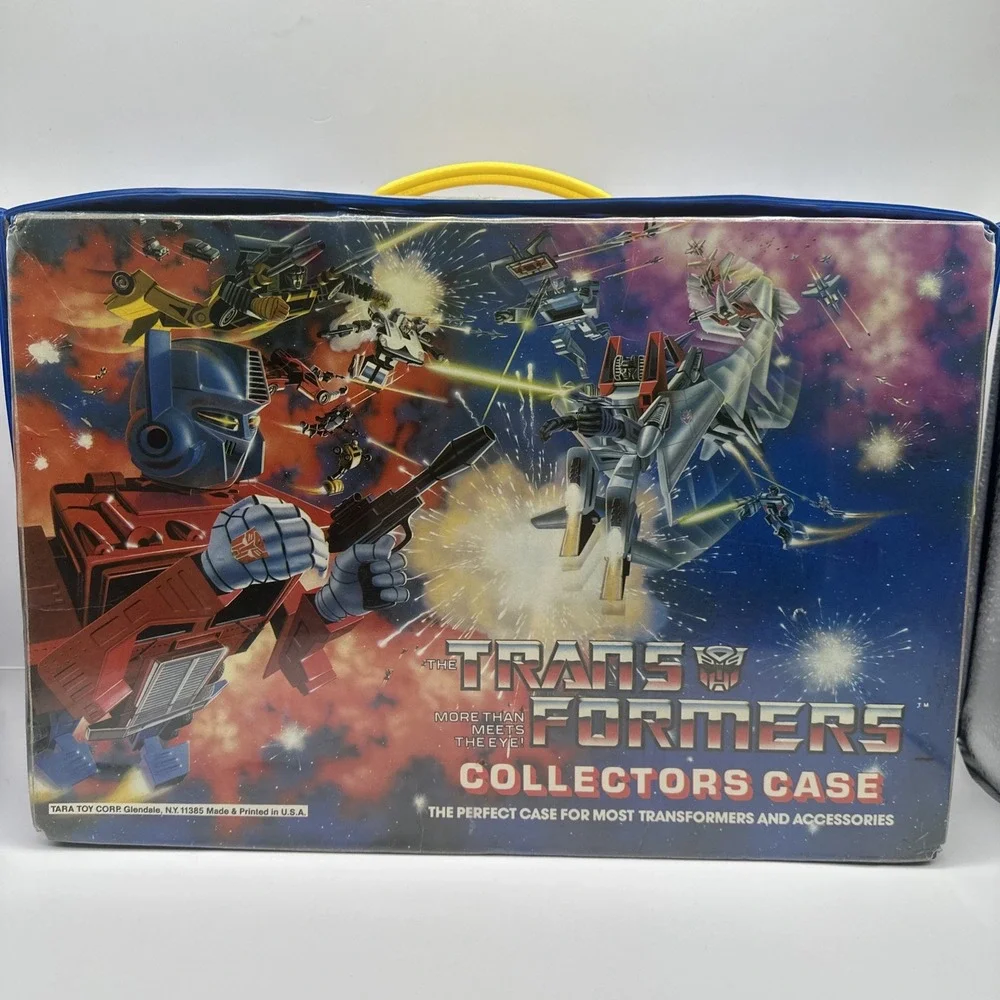 Vintage 1984 Transformers G1 Collectors Case Tara‎ Toy 75100 w/ Insert Tray